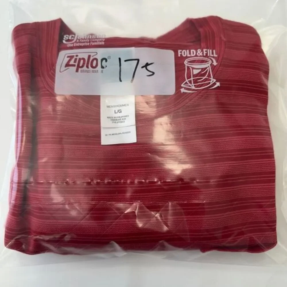 The North Face Red Striped Modal Blend T-Shirt Performance‎ Athletic Mens Large